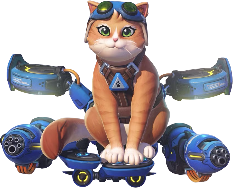 Jetpack Cat Left